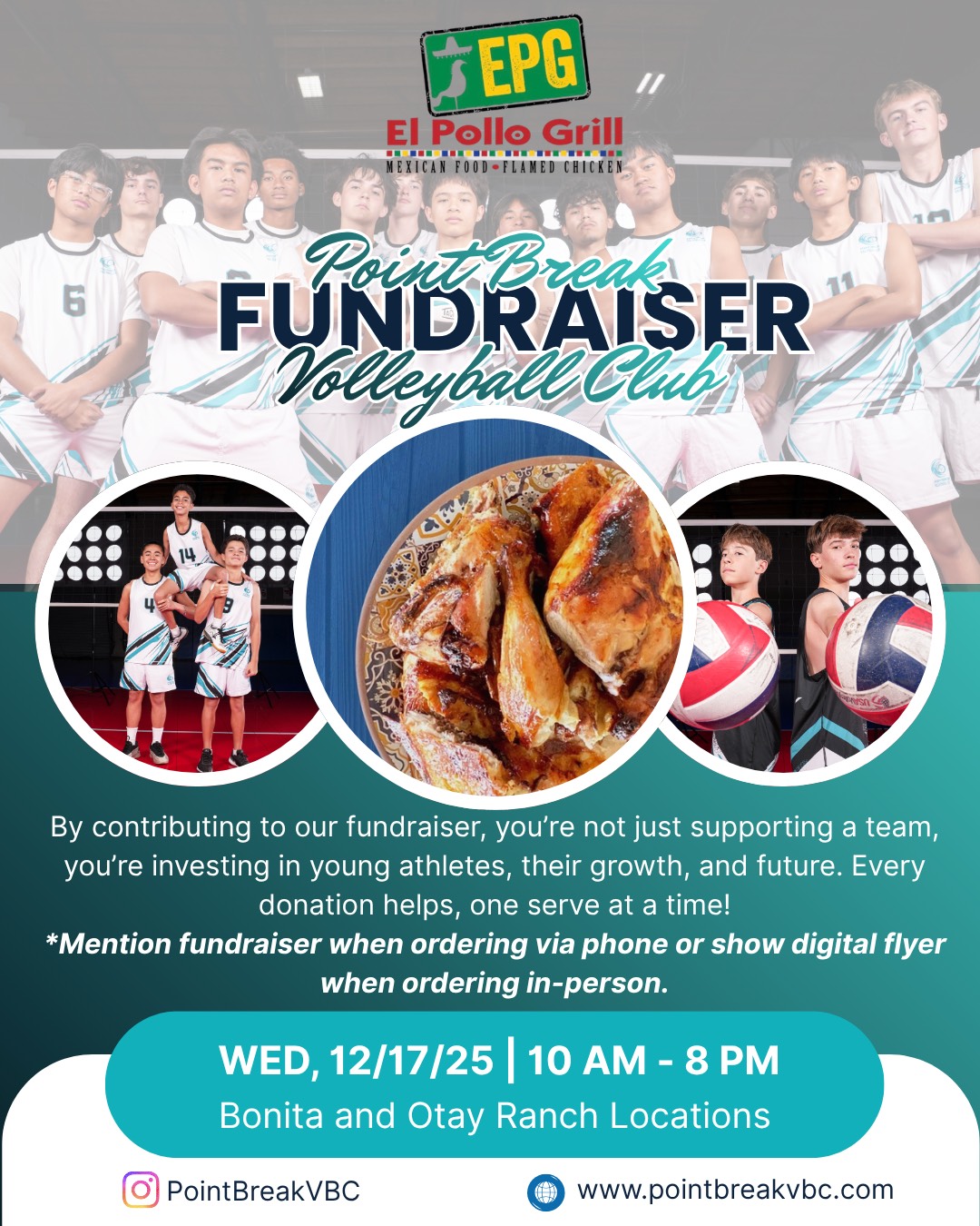 El Pollo Grill Pointbreak Volleyball Fundraiser