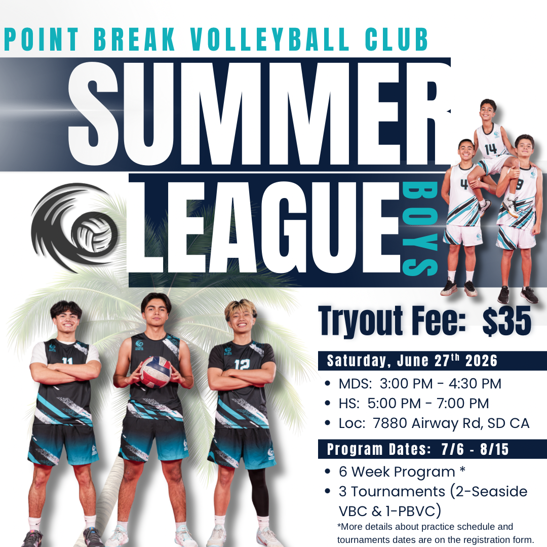 Boys 2026 Summer League Tryout Registration